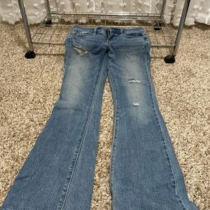 Flare cut jeans artist stretchy size 2 long